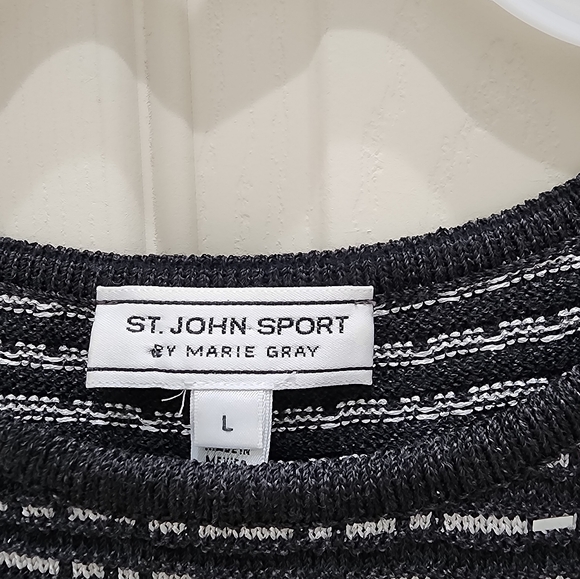 St. John Sport by Marie Gray, size L, knit, black - Picture 2 of 12